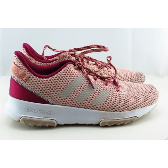 adidas Running Shoes Pink Fabric Women 8 Medium - Picture 3 of 7